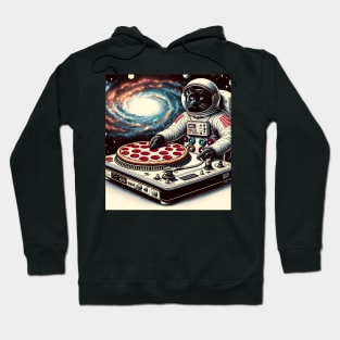 Dj Pizza Cat in Space Hoodie